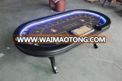 96inch dye sublimation printing with LED LIGHT poker table